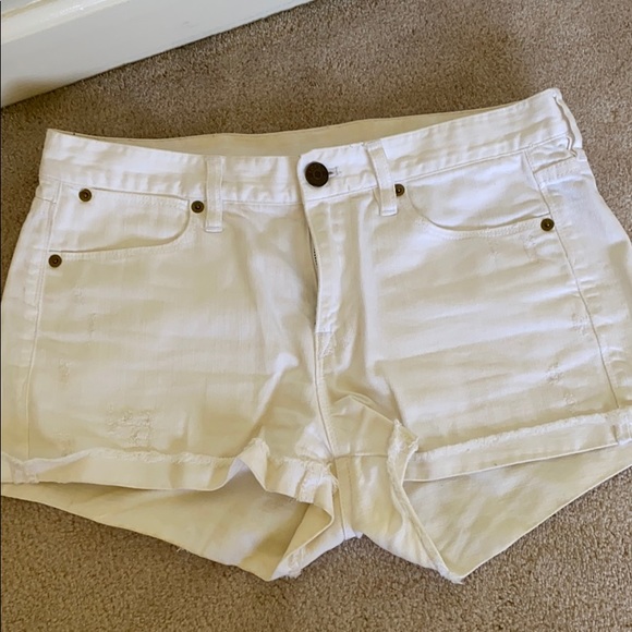 J. Crew Pants - J. Crew white jean shorts